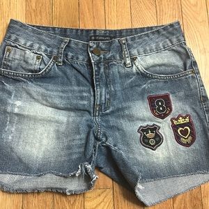 Jean shorts brand, LE LIS BLANC